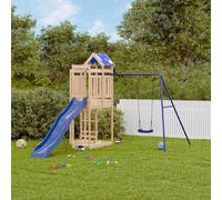 vidaXL Set da Gioco da Esterno in Legno Massello di Pino