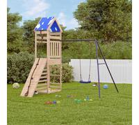 vidaXL Set da Gioco da Esterno in Legno Massello di Pino