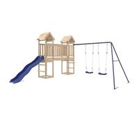 vidaXL Set da Gioco da Esterno in Legno Massello di Pino