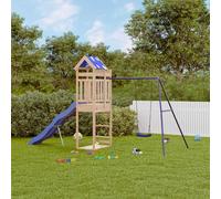 vidaXL Set da Gioco da Esterno in Legno Massello di Pino