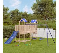 vidaXL Set da Gioco da Esterno in Legno Massello di Pino