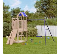 vidaXL Set da Gioco da Esterno in Legno Massello di Pino