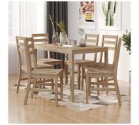 VIDAXL - Set Da Pranzo 7 Pz In Legno Massello Di Acacia