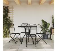vidaXL Set da Pranzo da Giardino 5pz Antracite in Rete Metallica