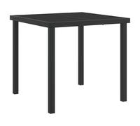 vidaXL 5-Teiliges Garten Essset mit Kissen Schwarz Poly Rattan Outdoor Möbel Abnehmbare Bezüge für Balkon und Terrassenstuhl PE Rattan Bistro Stühle Sitzgelegenheit