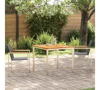 vidaXL Set da Pranzo per Giardino 3 pcs