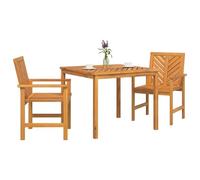 vidaXL Set da Pranzo da Giardino in 3 Pezzi Legno massello di Acacia