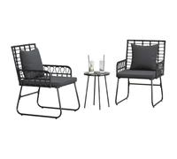 vidaXL Panchina da Giardino per Esterni - Sedia Elegante per Il Tuo Patio o terrazza, Design Moderno in Rattan ergonomico