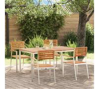 vidaXL Set da Pranzo per Giardino 5 pcs