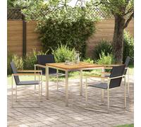 vidaXL Set da Pranzo per Giardino 5 pcs