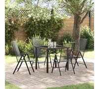 vidaXL Set da Pranzo per Giardino 5 pcs Antracite
