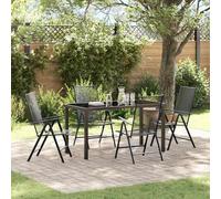 vidaXL Set da Pranzo per Giardino 5 pcs Antracite