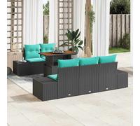 vidaXL Set da Pranzo per Giardino 6 pz 5-Numero di posti