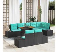vidaXL Set da Pranzo per Giardino 9 pz 8-Numero di posti