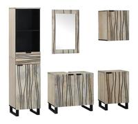 vidaXL Set da soggiorno - Organizzatori rustici in legno per la tua casa, ideale per riporre e aggiungere stile alla tua stanza
