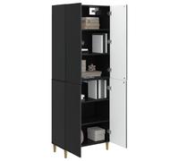 vidaXL Set di 2 armadi 66 x 34,5 x 90 cm, in legno ingegneristico, set di mobili moderno, design modulare per soggiorno, patio, accogliente, essenziali funzionali per la casa