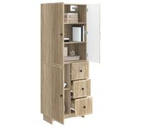 vidaXL Set di 2 armadi 66 x 34,5 x 90 cm in legno ingegneristico, set multiuso elegante, mobili modulari per soggiorno, design ergonomico, angolo salvaspazio