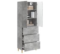 vidaXL Set di 2 armadi 66 x 34,5 x 90 cm in legno ingegneristico, set regolabile, mobili modulari, comodo, flessibile, stile per risparmiare spazio nella tua stanza