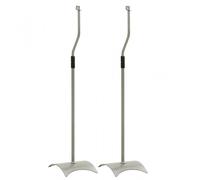 vidaXL Set di 2 Supporti Universali per Altoparlanti Argento