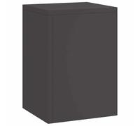 vidaXL Set di 3 supporti per piante in metallo nero, a più livelli in acciaio, per giardino, patio, terrazza, decorativo, altezza 35 cm, 55 cm, 75 cm
