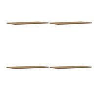 vidaXL Mensole Parete 4pz Rovere Artigianale 60x30x1,5cm in Truciolato