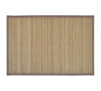 vidaXL Set di 6 Tovagliette di Bamboo 30 x 45 cm Marrone Articoli per la Tavola