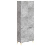 vidaXL Set di armadi 2 pcs Grigio Cemento 66 x 34,5 x 90 cm
