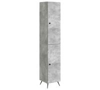 vidaXL Set di armadi 2 pcs Grigio Cemento Legno ingegnerizzato