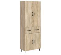 vidaXL Set di armadi 2 pcs Rovere Sonoma 66 x 34,5 x 89,5 cm