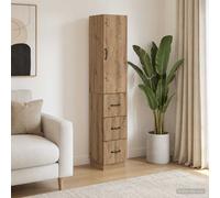 vidaXL Set di armadi 2 pz 33 x 34,5 x 87 cm Legno ingegnerizzato