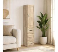 vidaXL Set di armadi 2 pz 33 x 34,5 x 87 cm Legno ingegnerizzato