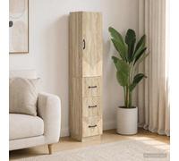 vidaXL Set di armadi 2 pz 33 x 34,5 x 87 cm Legno ingegnerizzato