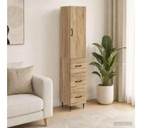 vidaXL Set di armadi 2 pz 33 x 34,5 x 90 cm Legno ingegnerizzato