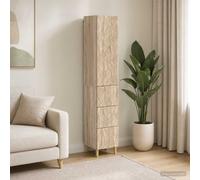 vidaXL Set di armadi 2 pz 33 x 34,5 x 90 cm Legno ingegnerizzato