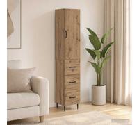 vidaXL Set di armadi 2 pz 33 x 34,5 x 90 cm Legno ingegnerizzato