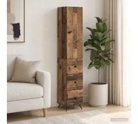vidaXL Set di armadi 2 pz 34,5 x 34,5 x 90 cm Legno ingegnerizzato