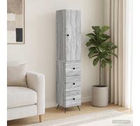 vidaXL Set di armadi 2 pz 34,5 x 34,5 x 90 cm Legno ingegnerizzato
