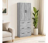 vidaXL Set di armadi 2 pz 66 x 34,5 x 87 cm Legno ingegnerizzato
