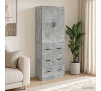 vidaXL Set di armadi 2 pz 66 x 34,5 x 87 cm Legno ingegnerizzato