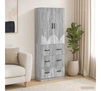 vidaXL Set di armadi 2 pz 66 x 34,5 x 87 cm Legno ingegnerizzato