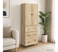 vidaXL Set di armadi 2 pz 66 x 34,5 x 90 cm Legno ingegnerizzato