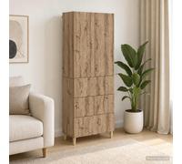vidaXL Set di armadi 2 pz 66 x 34,5 x 90 cm Legno ingegnerizzato