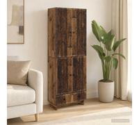vidaXL Set di armadi 2 pz Legno antico Legno ingegnerizzato