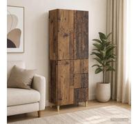 vidaXL Set di armadi 2 pz Legno antico Legno ingegnerizzato