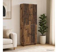 vidaXL Set di armadi 2 pz Legno antico Legno ingegnerizzato