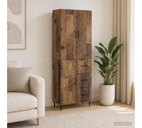 vidaXL Set di armadi 2 pz Legno antico Legno ingegnerizzato
