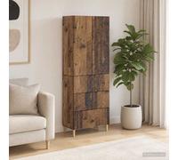 vidaXL Set di 2 armadi 66 x 34,5 x 90 cm in legno ingegneristico, set regolabile, mobili modulari, comodo, flessibile, stile per risparmiare spazio nella tua stanza