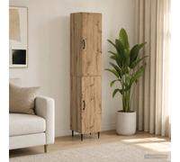 vidaXL Set di armadi 2 pz Rovere Artigianale Legno ingegnerizzato