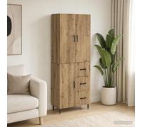 vidaXL Set di armadi 2 pz Rovere Artigianale Legno ingegnerizzato