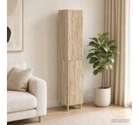 vidaXL Set di armadi 2 pz Rovere Sonoma Legno ingegnerizzato